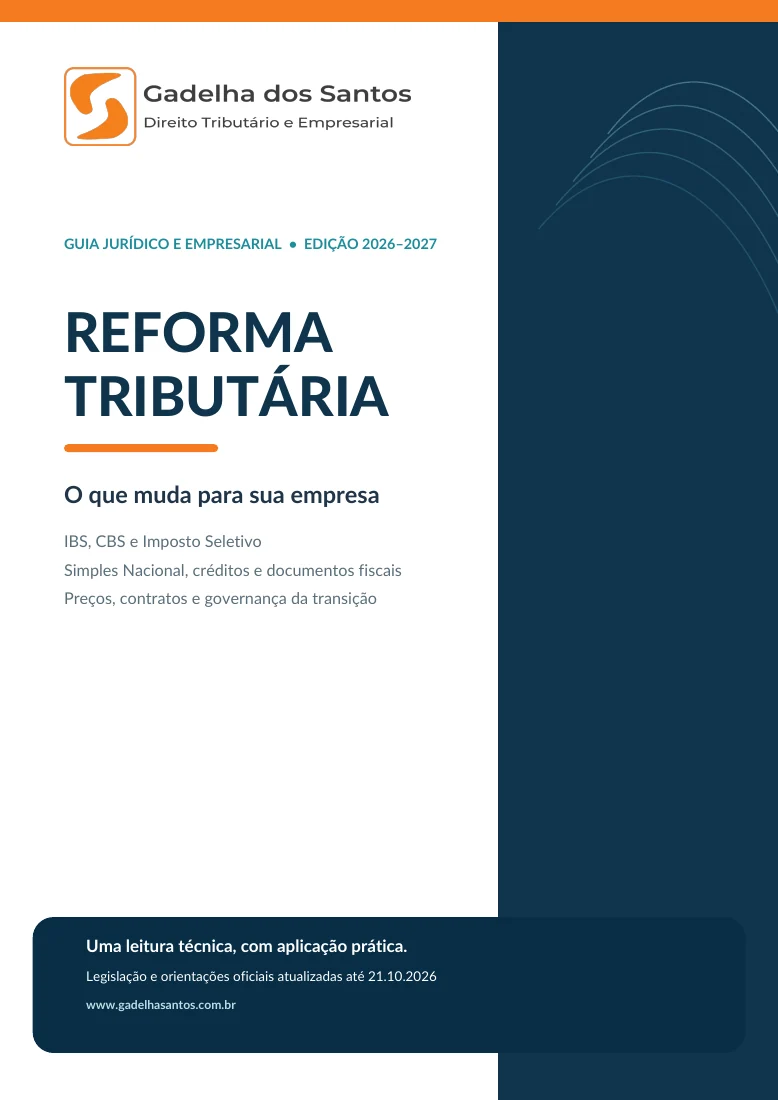 Capa do guia Reforma Tributária